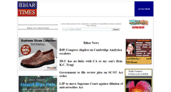 Desktop Screenshot of bihartimes.in