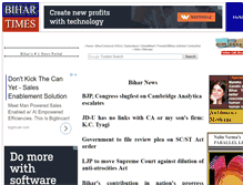 Tablet Screenshot of bihartimes.in